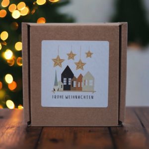 Alternative view of Geschenkset Honig und gerollte Kerze