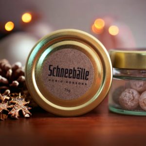 Schneebälle ❄️ unsere Honig-Bonbons
